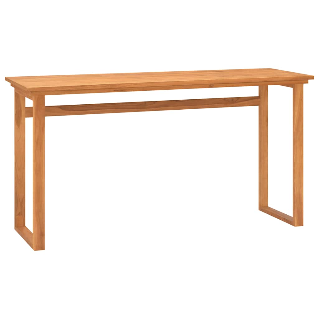 vidaXL Escritorio madera maciza de teca 120x45x75 cm