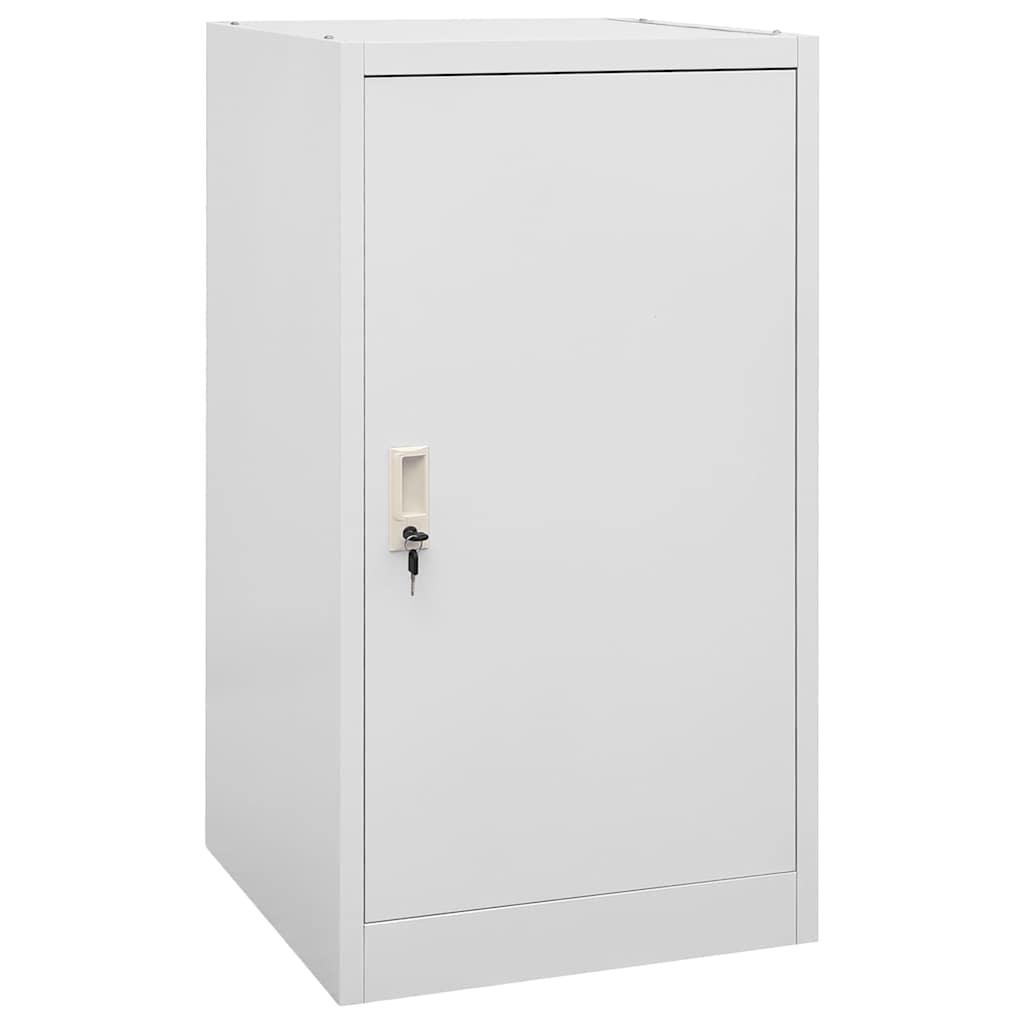 vidaXL Armario para sillas de montar acero gris claro 53x53x105 cm