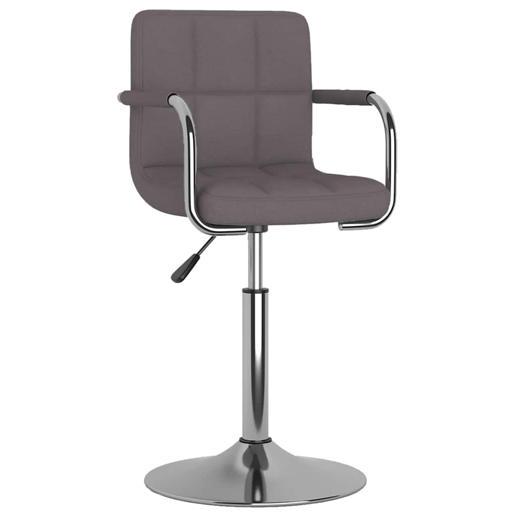 vidaXL Silla de comedor de tela gris taupé