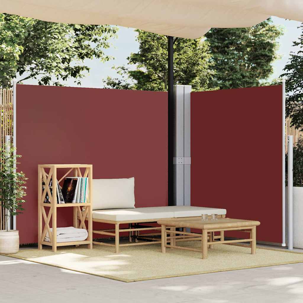 vidaXL Toldo lateral retráctil marrón 180x600 cm