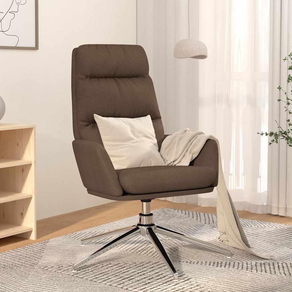 vidaXL Sillón de relax de tela gris taupe