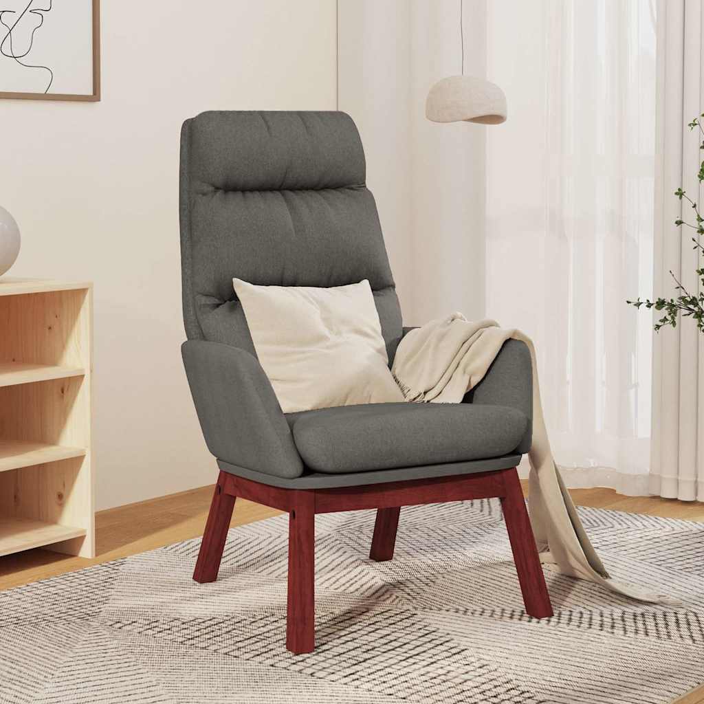 vidaXL Sillón de relax de tela gris claro