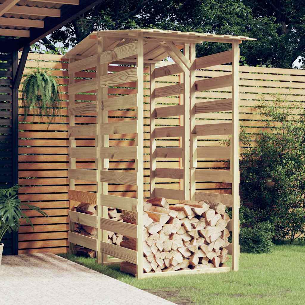 vidaXL Pérgolas con techo 2 uds madera pino impregnada 100x90x200 cm