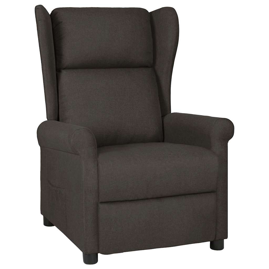 vidaXL Sillón reclinable de tela gris taupe