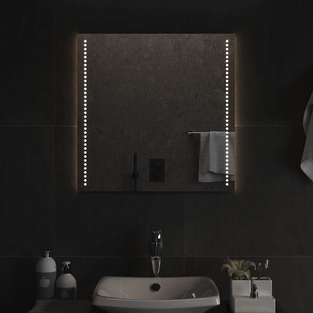 vidaXL Espejo de baño con LED 60x60 cm