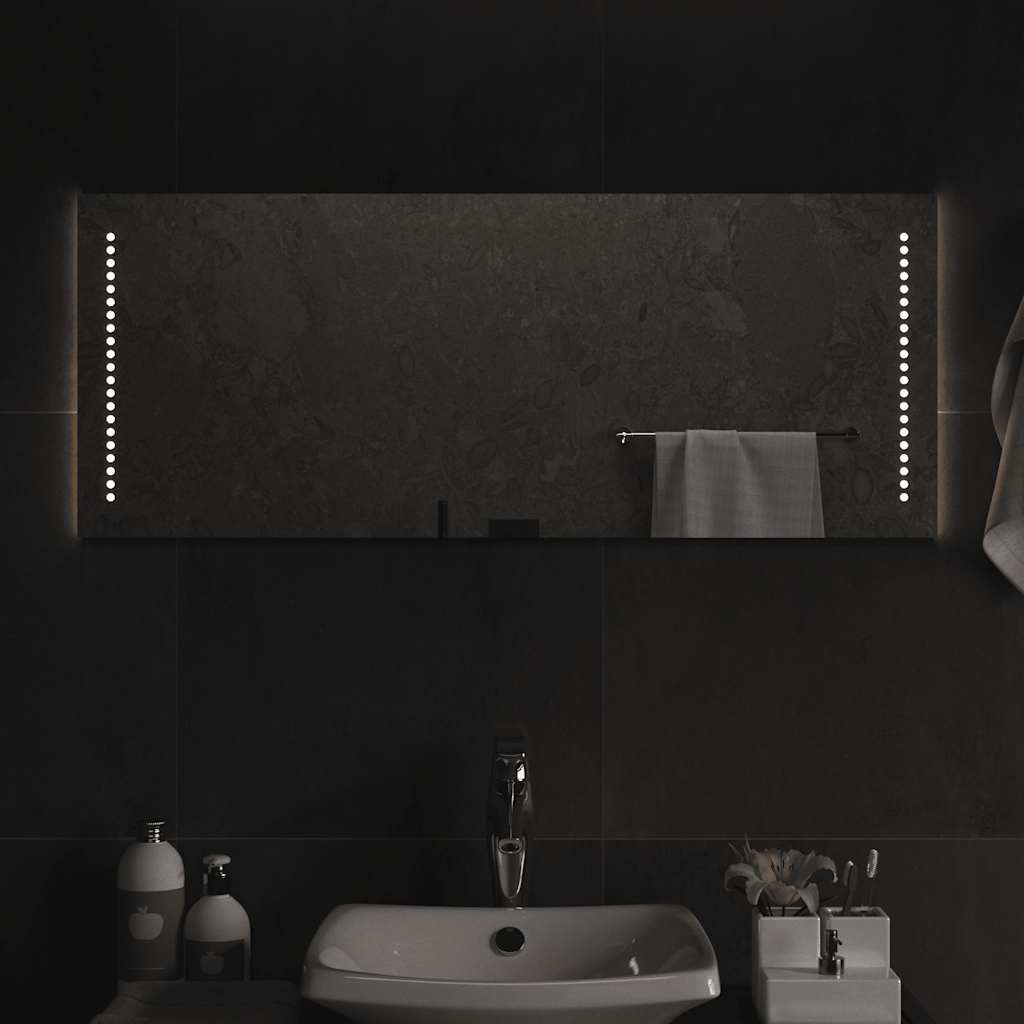 vidaXL Espejo de baño con LED 100x40 cm