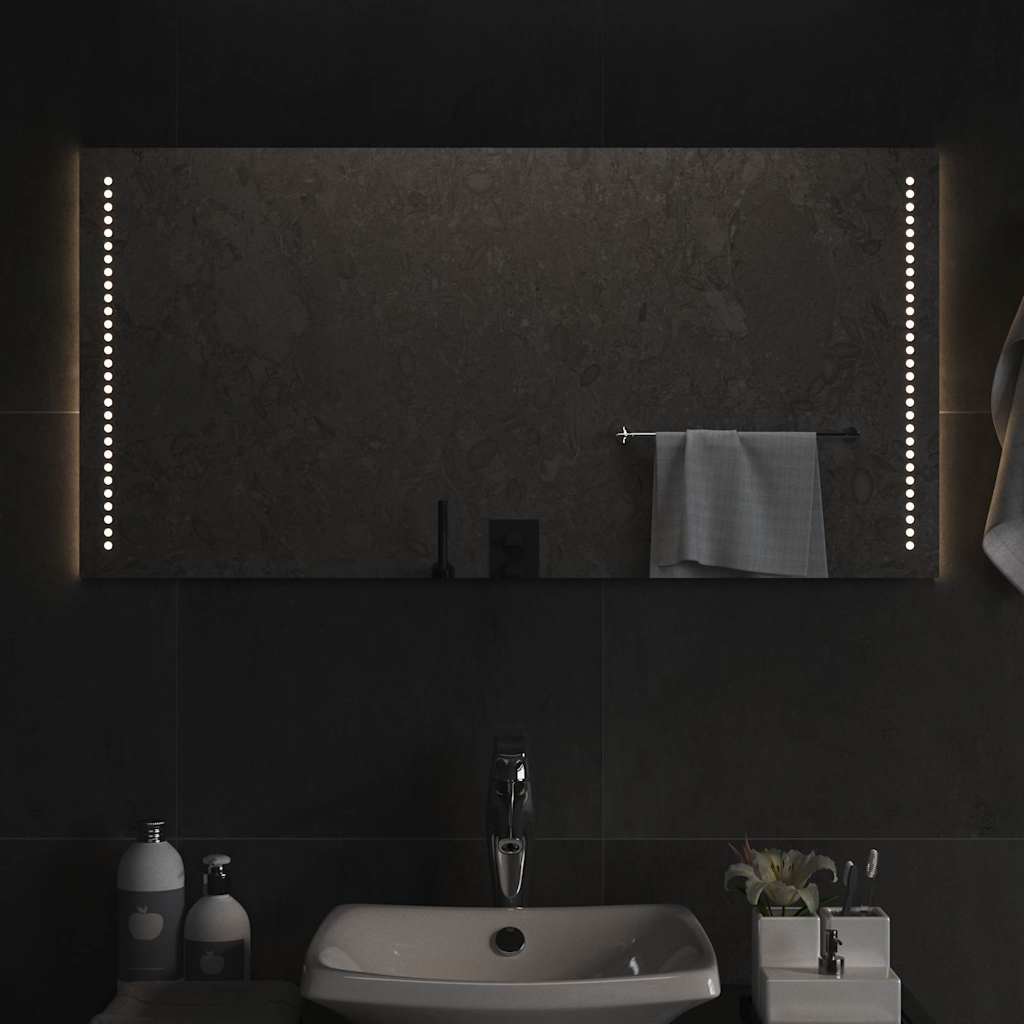 vidaXL Espejo de baño con LED 100x50 cm