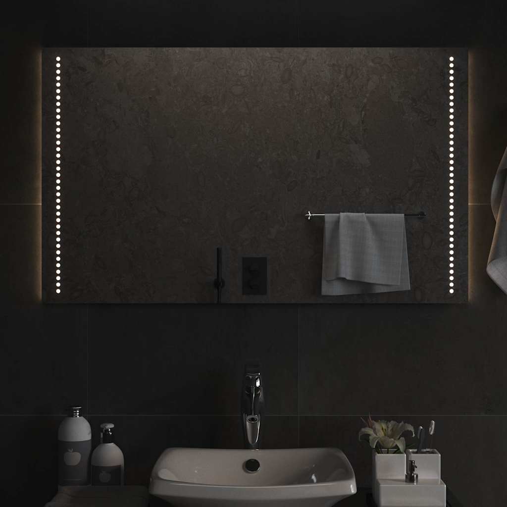 vidaXL Espejo de baño con LED 100x60 cm