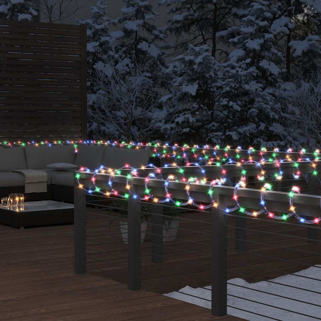 vidaXL Tira de luces con 480 LED de colores PVC 20 m