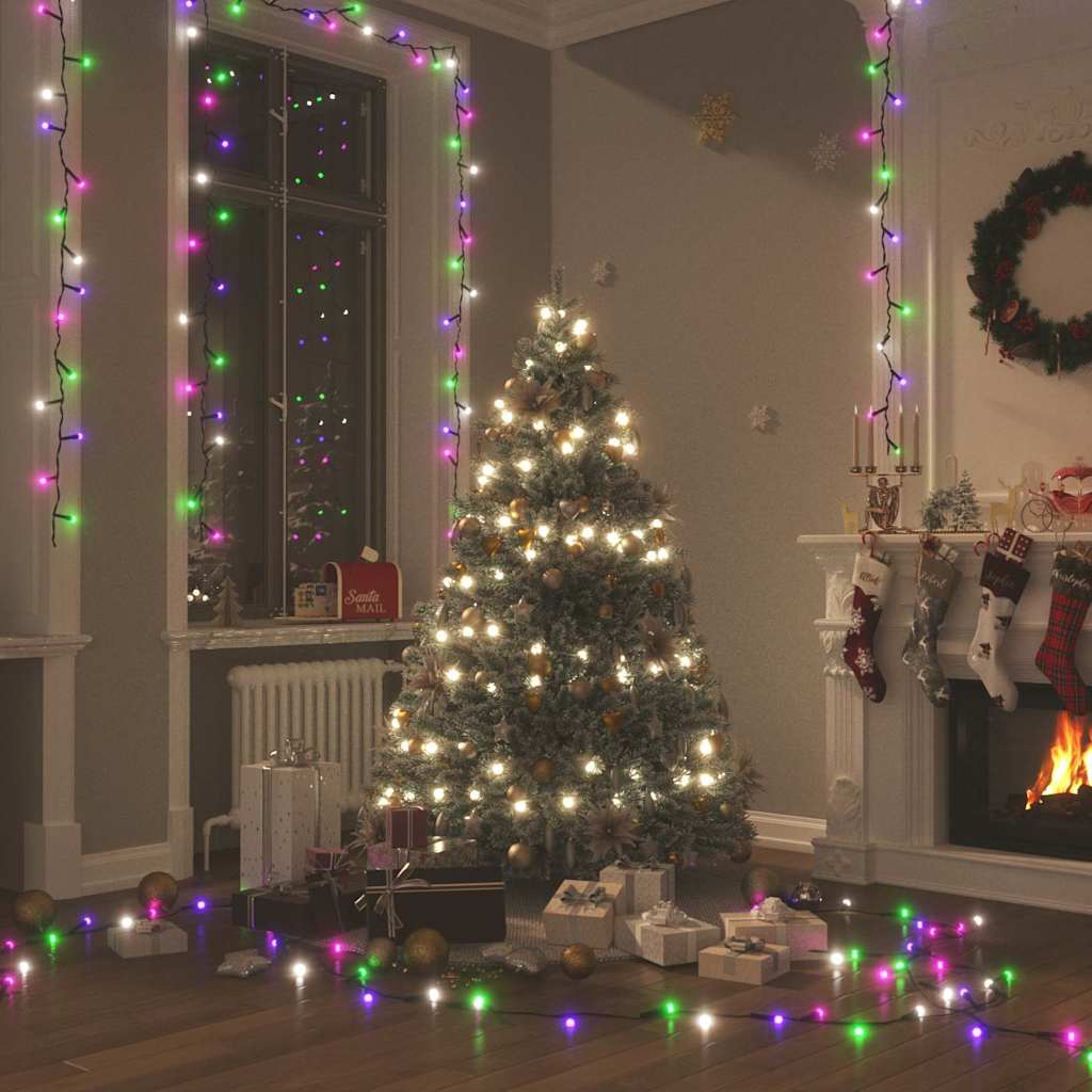 vidaXL Tira de luces con 2000 LED PVC pastel multicolor 200 m