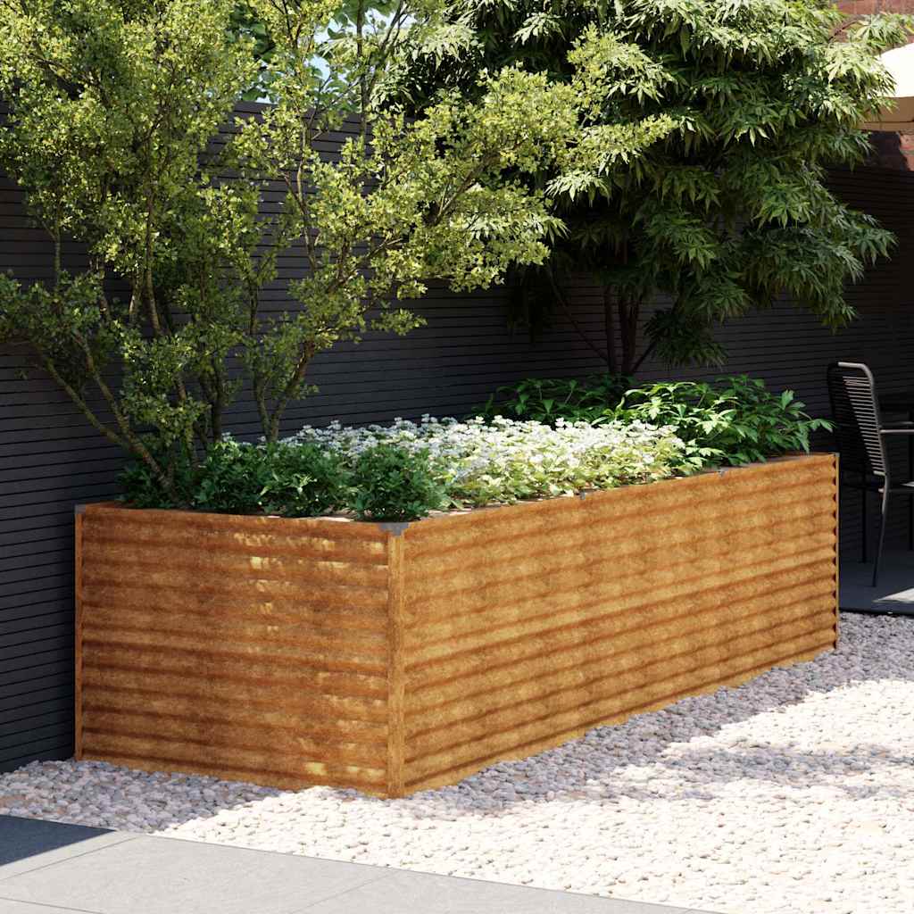 vidaXL Jardinera de acero corten 290x100x69 cm