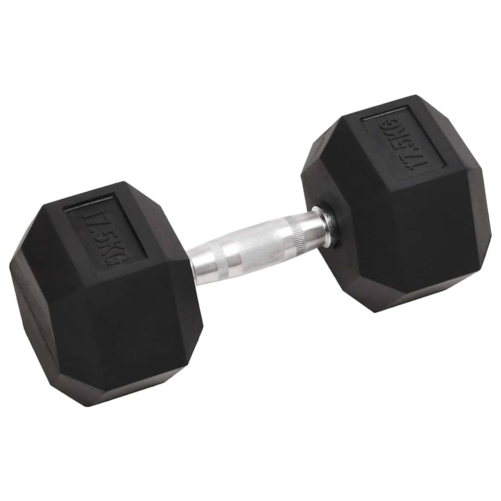 vidaXL Mancuerna hierro fundido 17,5 kg