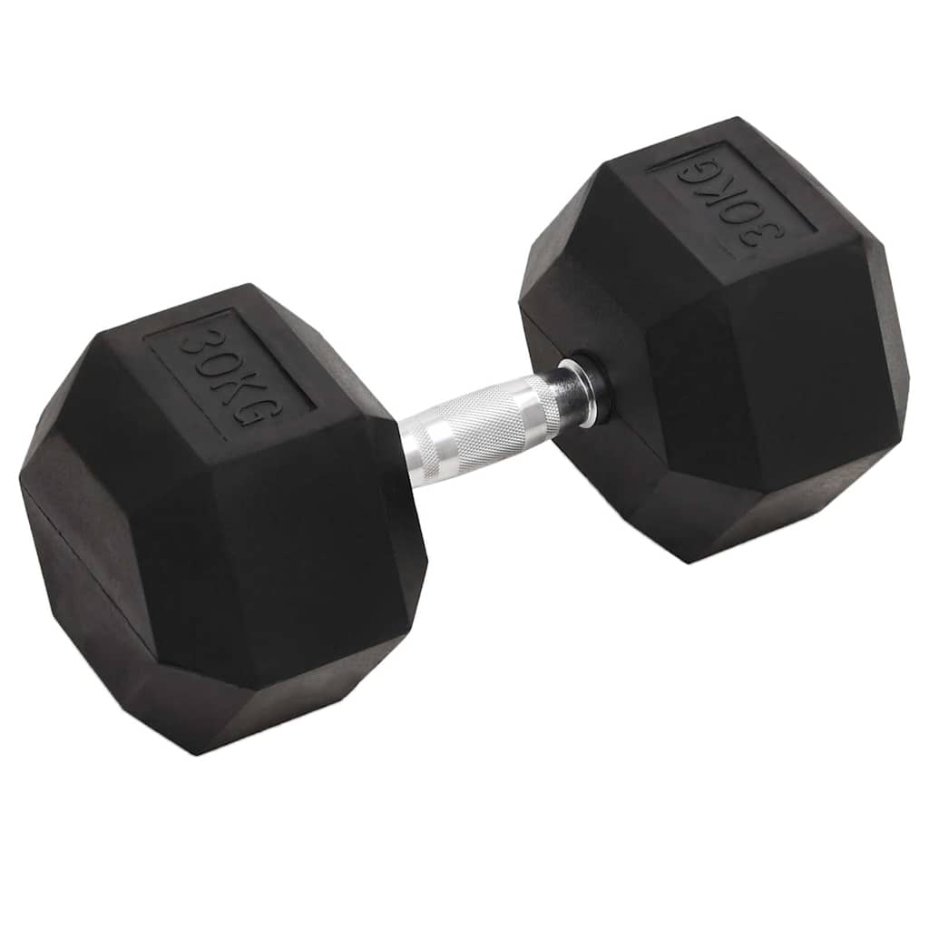 vidaXL Mancuerna hierro fundido 30 kg