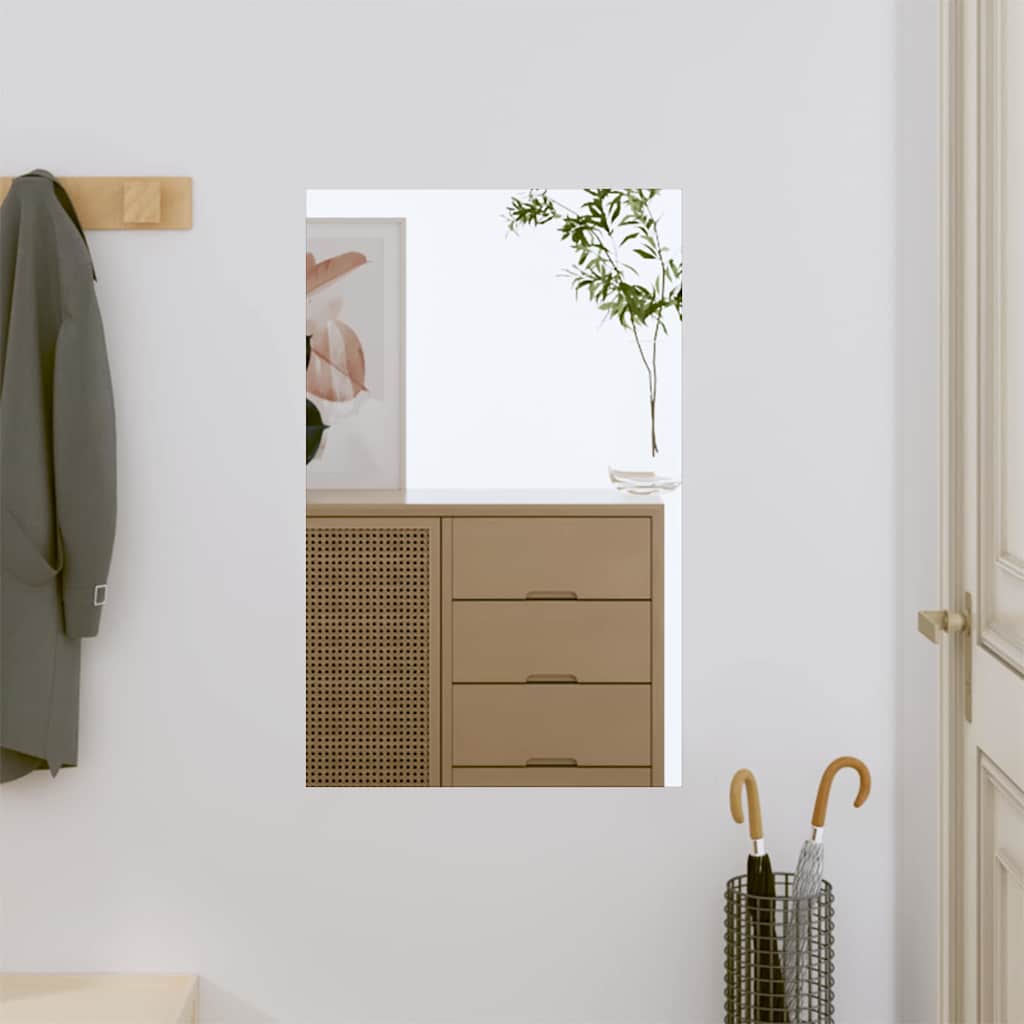 vidaXL Espejo de pared vidrio rectangular 40x60 cm