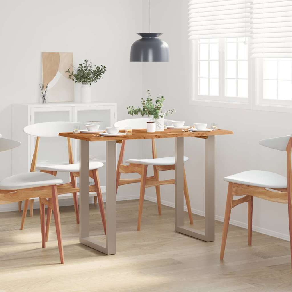 vidaXL Mesa de comedor madera maciza de acacia 110x50x76 cm
