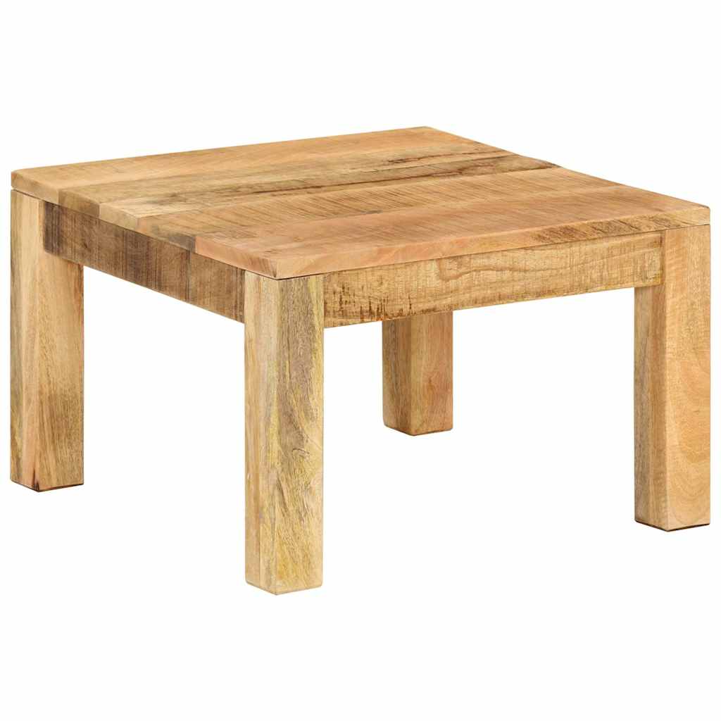 vidaXL Mesa de centro de madera maciza de mango 55x55x35 cm