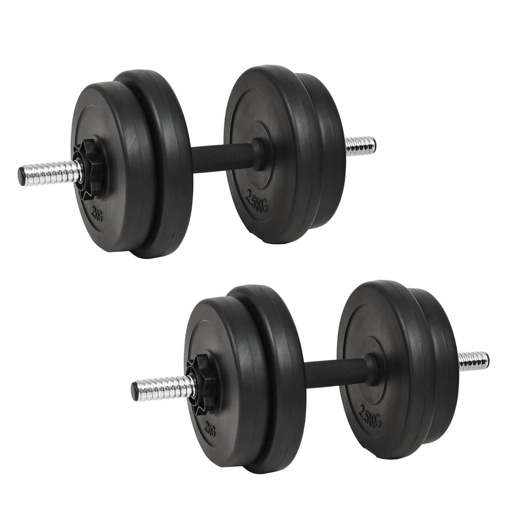 vidaXL Mancuernas con discos 40 kg