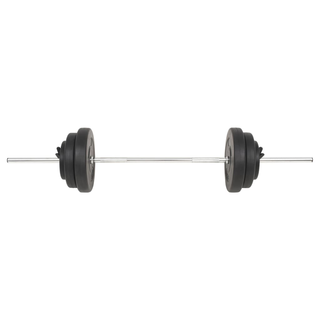 vidaXL Mancuerna con discos 60 kg