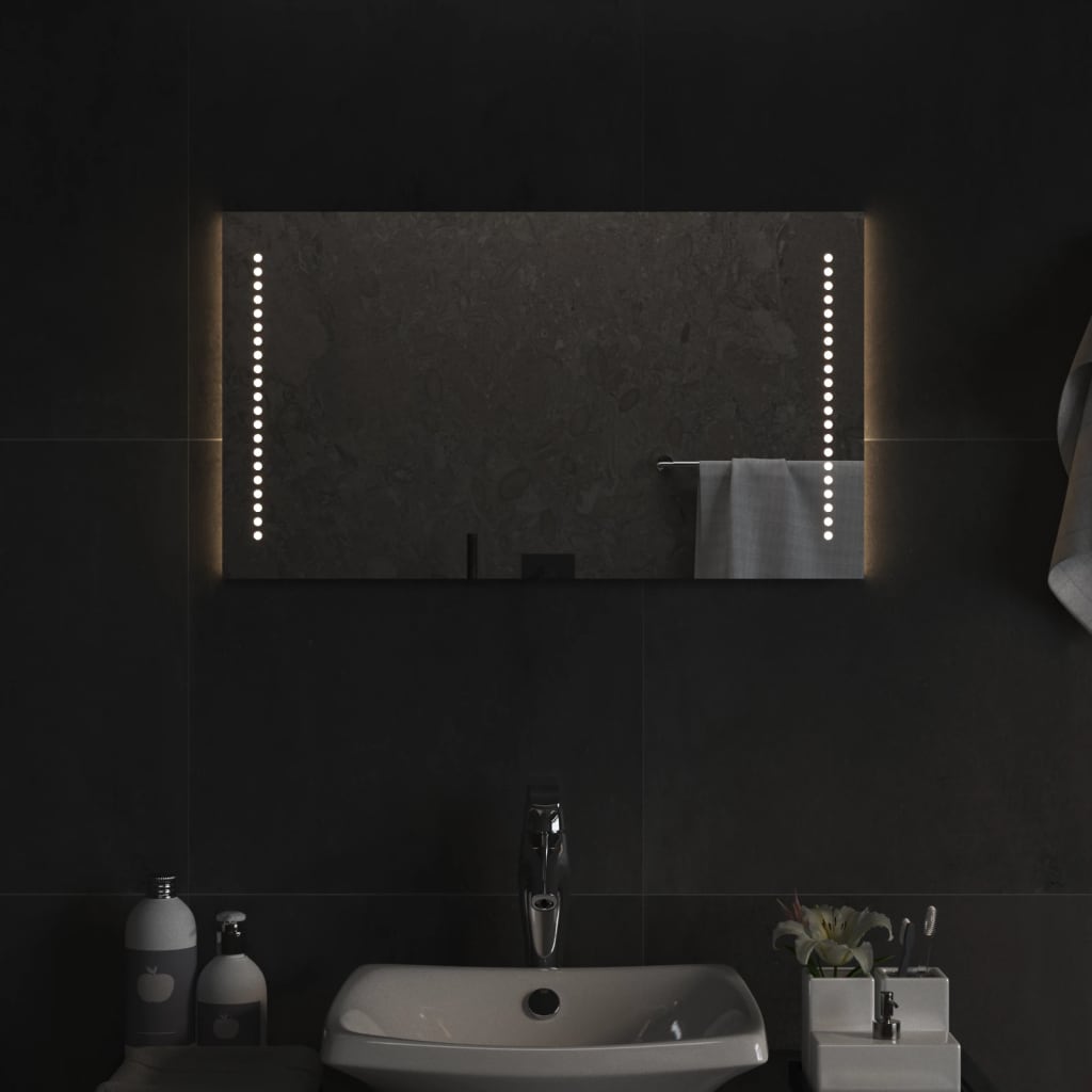 vidaXL Espejo de baño con LED 40x70 cm
