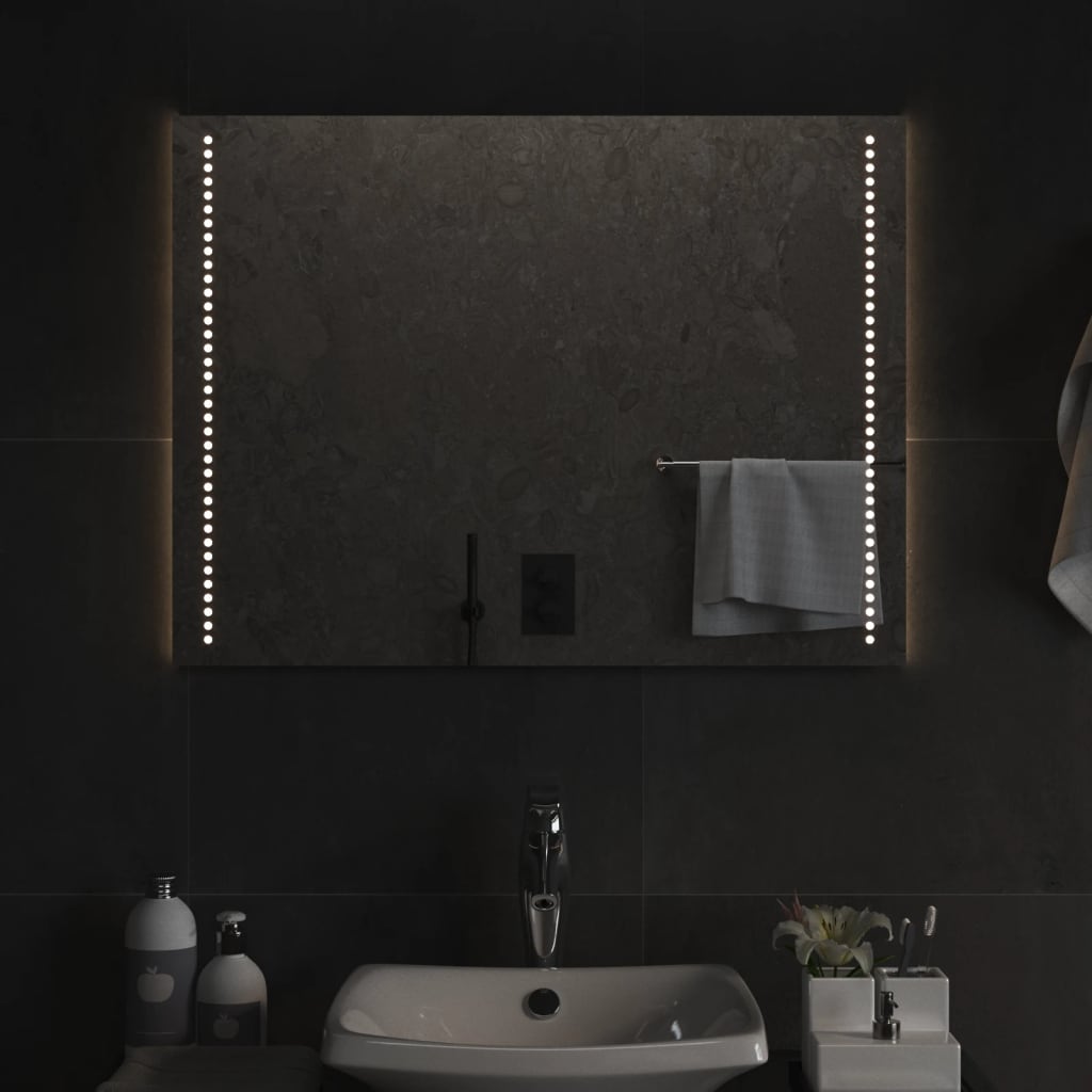 vidaXL Espejo de baño con LED 60x80 cm