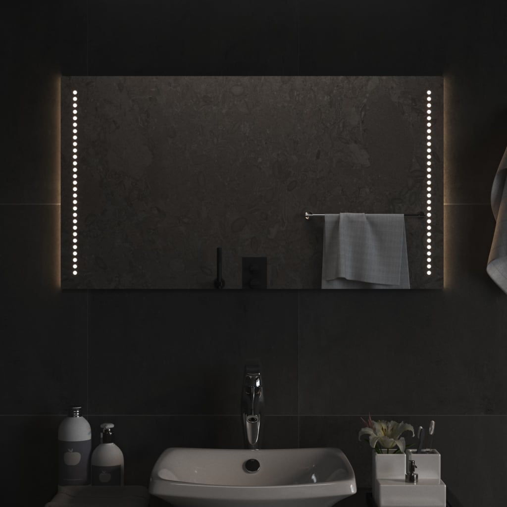 vidaXL Espejo de baño con LED 50x90 cm