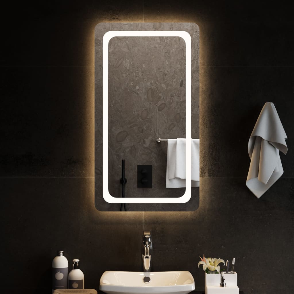 vidaXL Espejo de baño con LED 50x90 cm