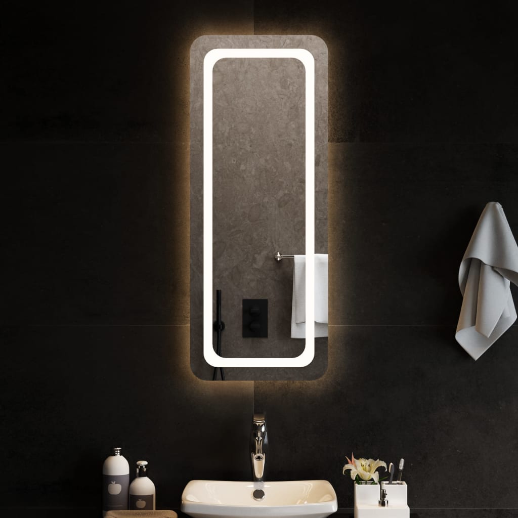 vidaXL Espejo de baño con LED 40x100 cm