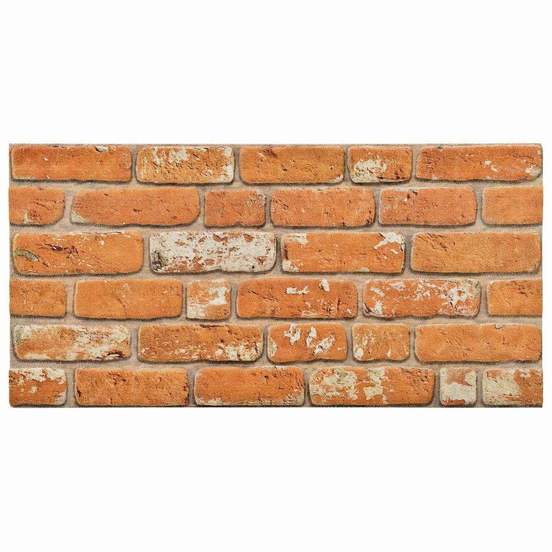 vidaXL Paneles de pared 10 uds. 100 x 50 cm Ladrillo Espuma EPS