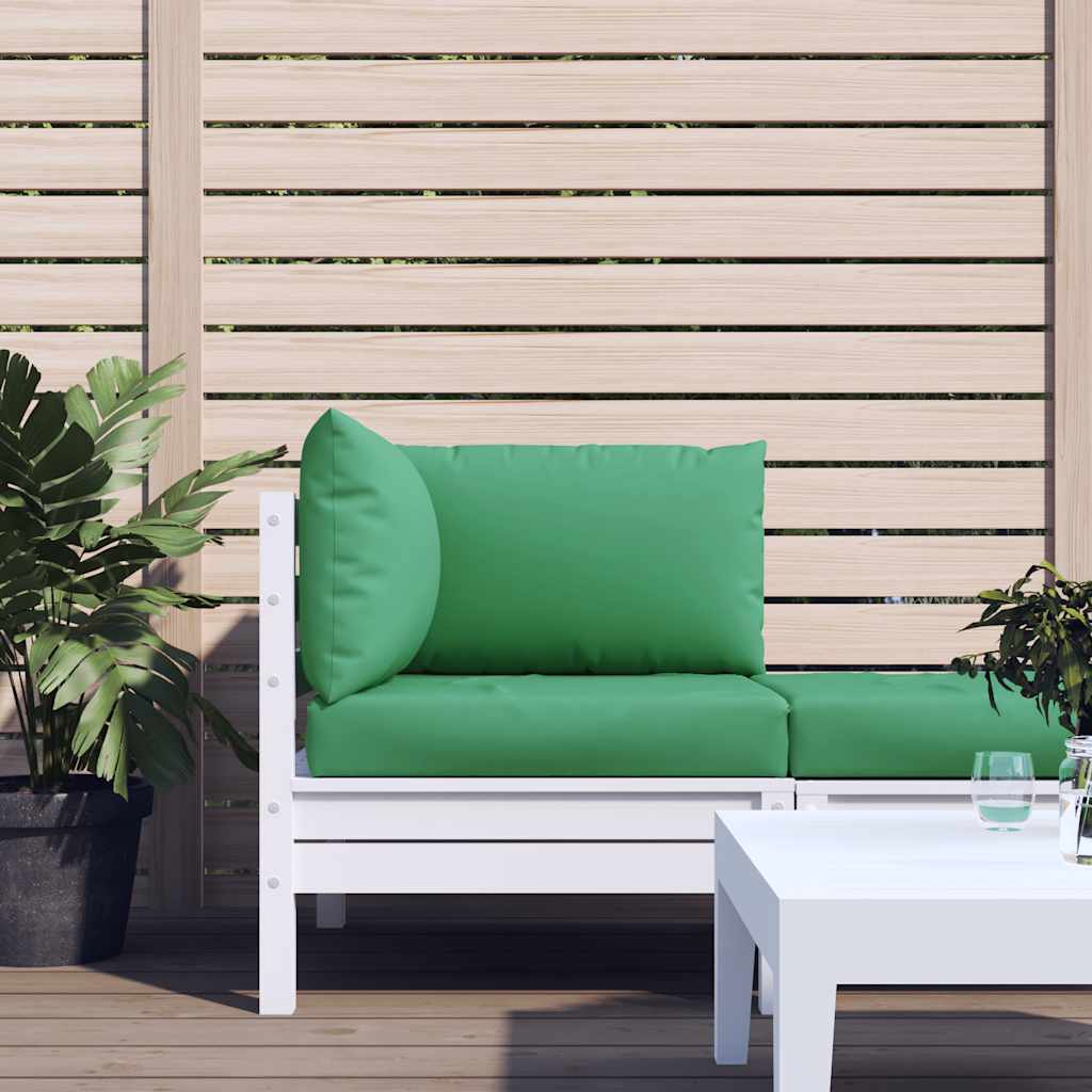 vidaXL Cojines para palets 3 unidades tela Oxford verde