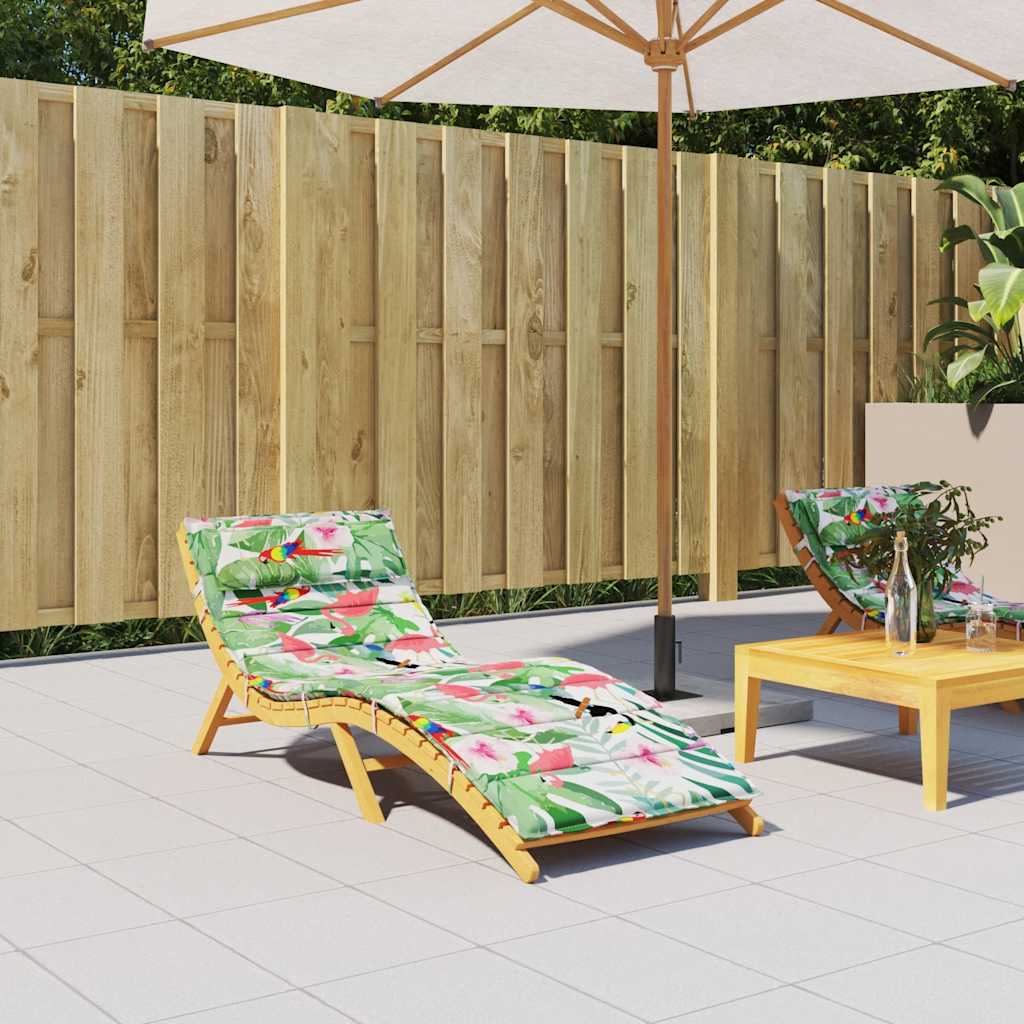 vidaXL Cojín de tumbona de tela Oxford multicolor 180x60x4 cm
