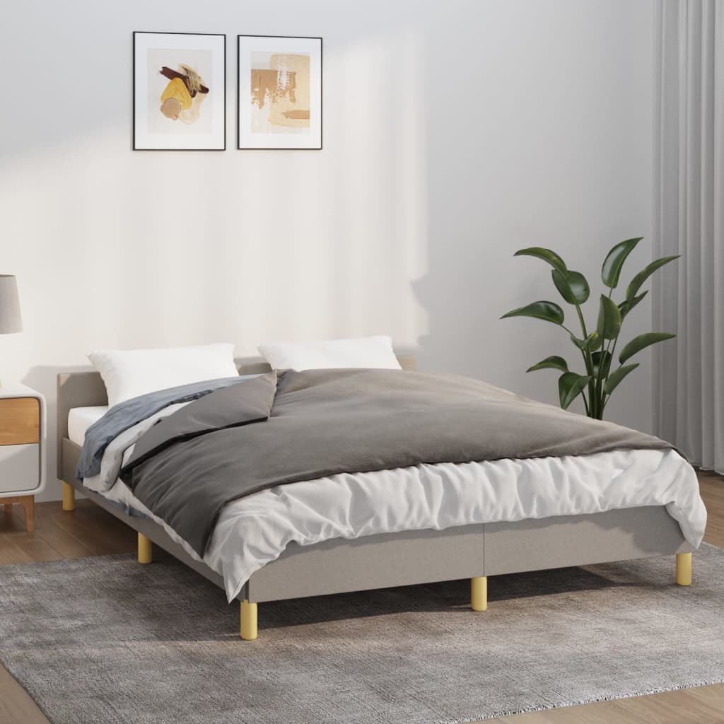 vidaXL Manta con peso con funda tela gris 152x203 cm 7 kg