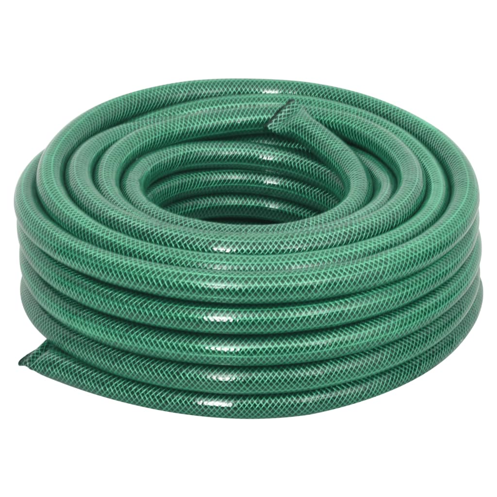 vidaXL Manguera de jardín PVC verde 0,75" 30 m