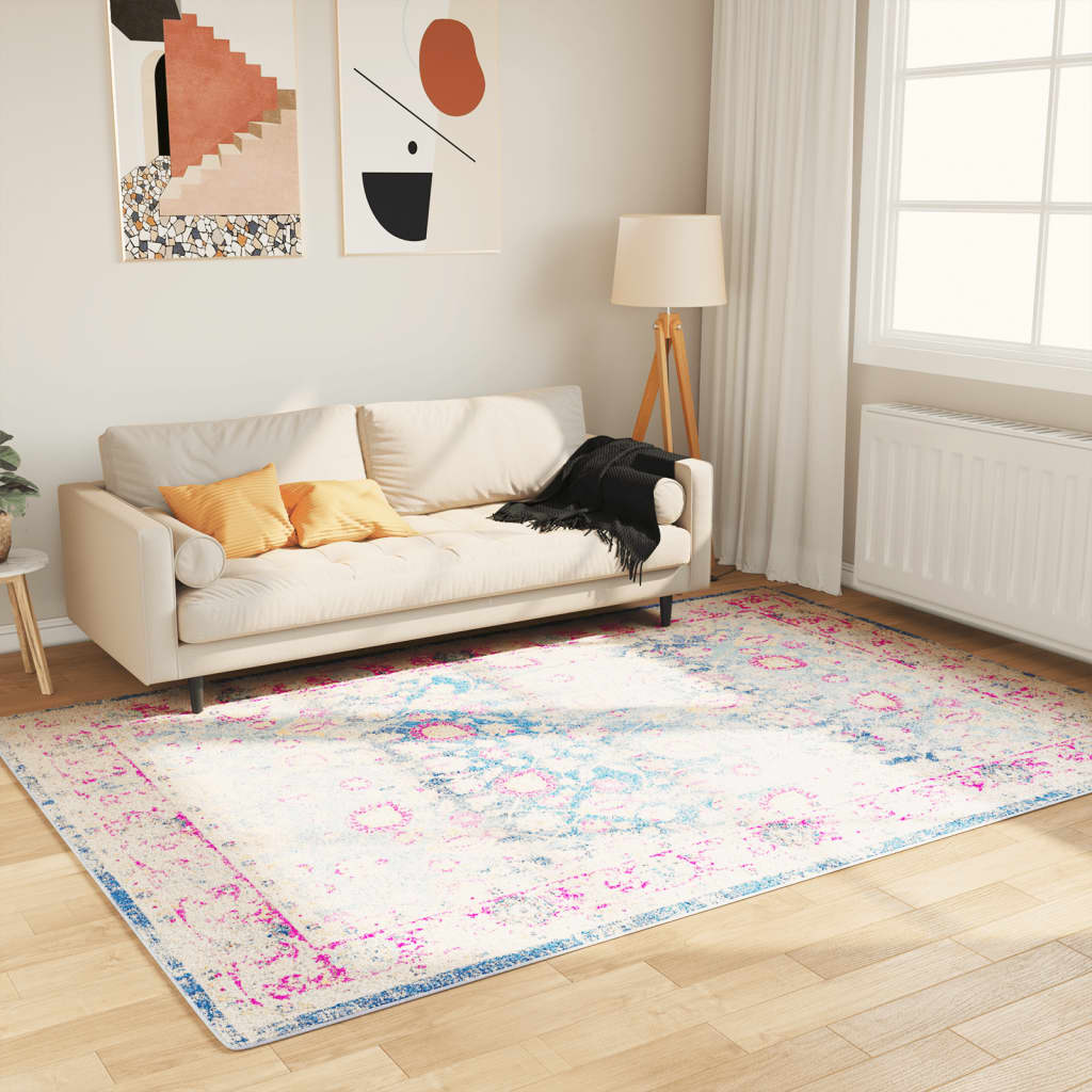 vidaXL Alfombra lavable multicolor 160x230 cm