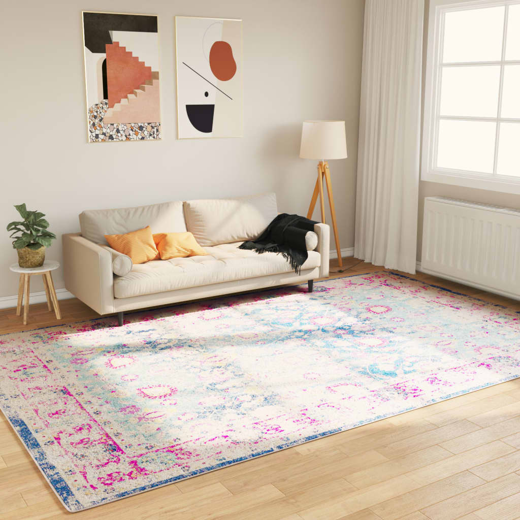 vidaXL Alfombra lavable multicolor 190x300 cm