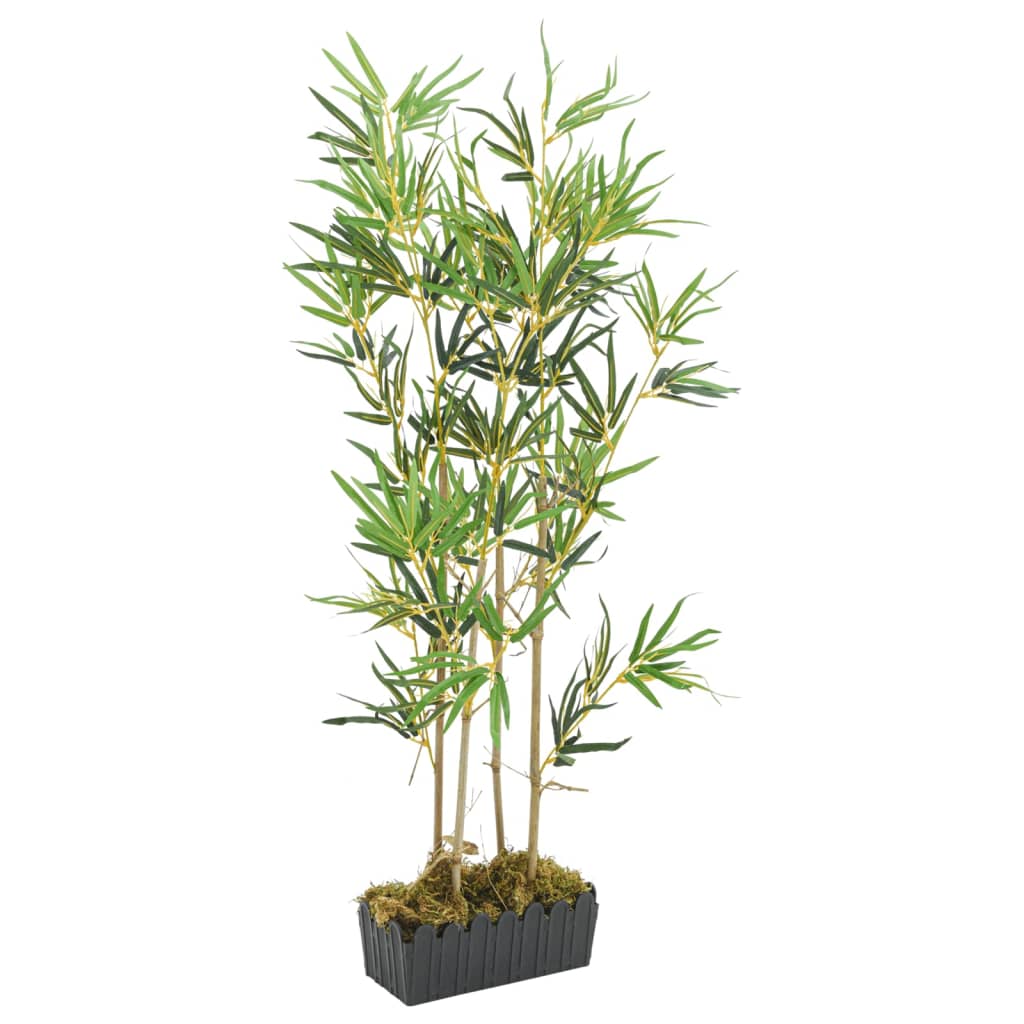vidaXL Árbol de bambú artificial con 552 hojas verde 120 cm