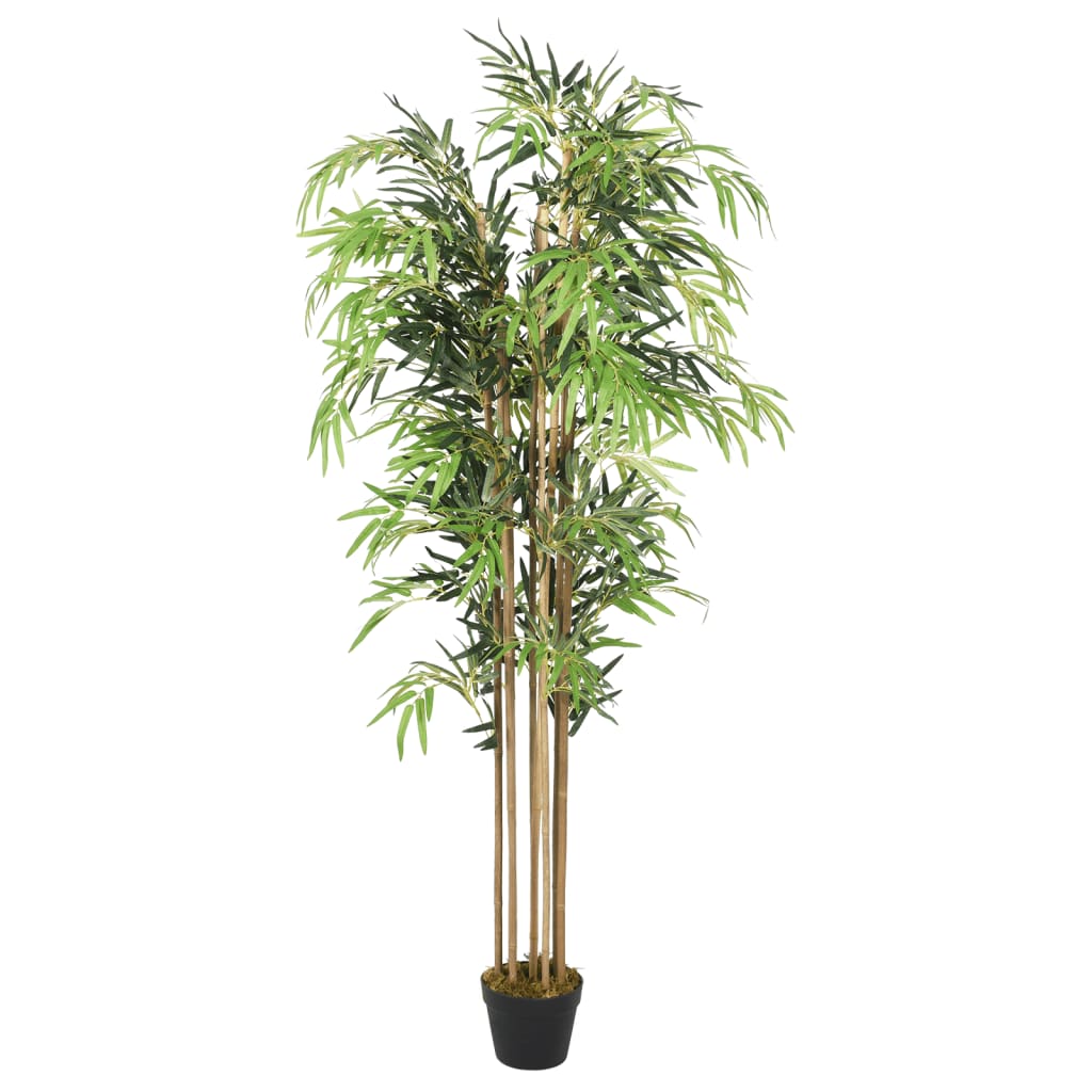 vidaXL Árbol de bambú artificial con 1095 hojas verde 150 cm