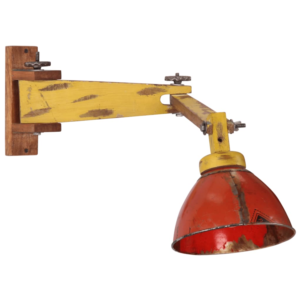 vidaXL Lámpara de pared 25 W E27 multicolor