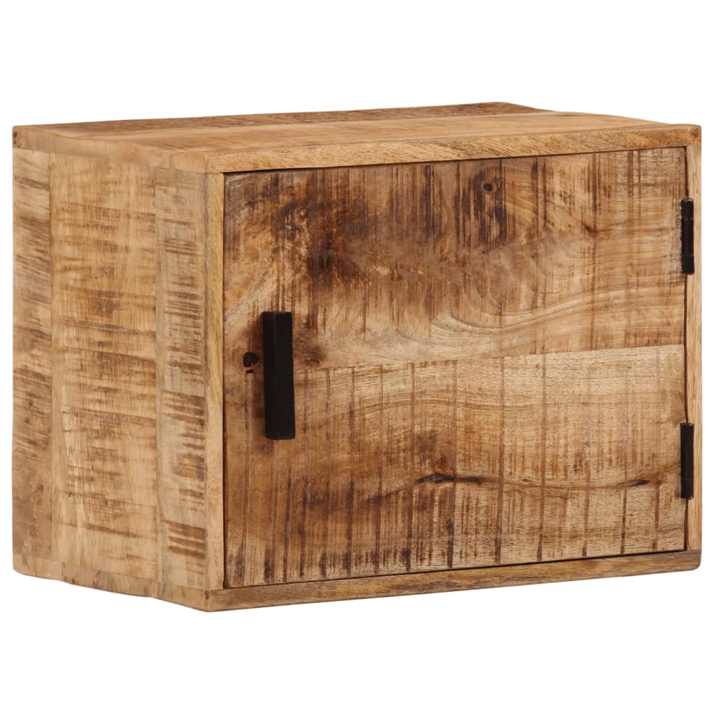 vidaXL Mesita de noche de pared madera maciza de acacia 40x30x25 cm