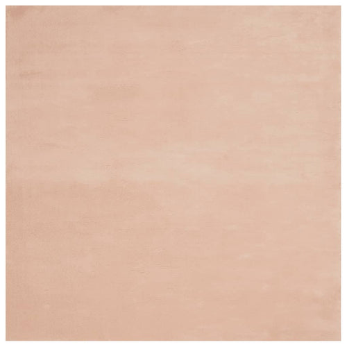 vidaXL Alfombra de pelo corto suave lavable HUARTE rosado 200x200 cm (2)