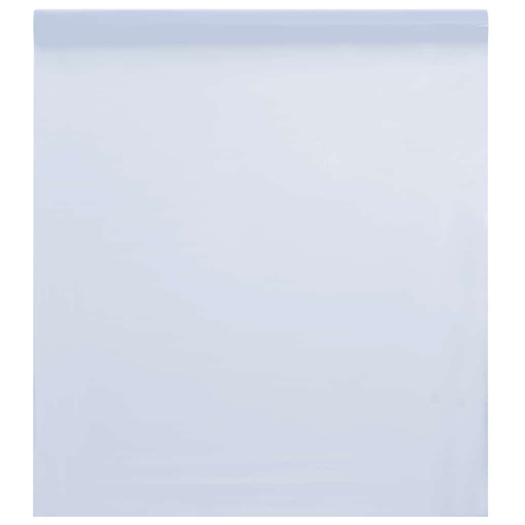vidaXL Lámina de ventana esmerilada PVC blanco 90x2000 cm