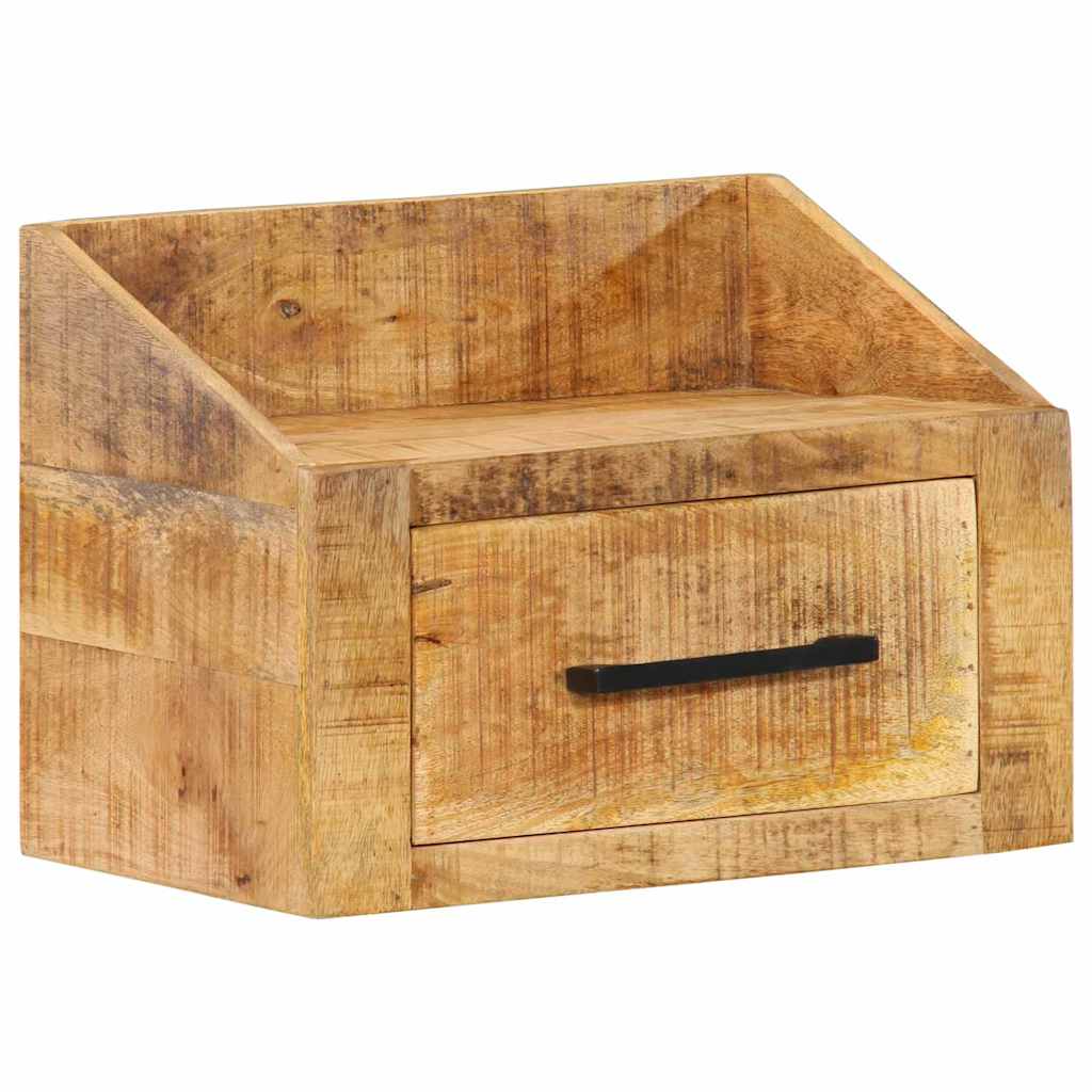 vidaXL Armario de Noche Marrón 40 x 30 x 30 cm Madera de mango maciza