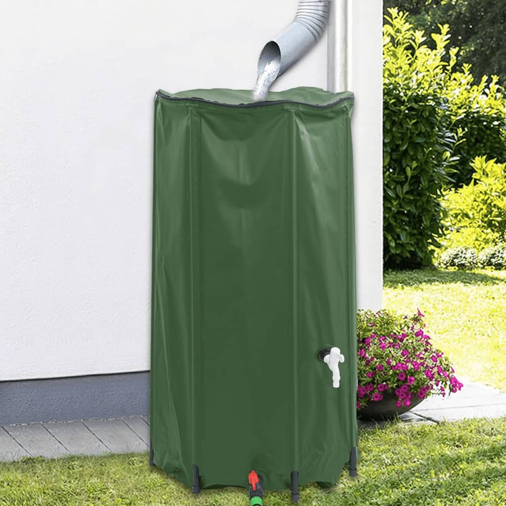 vidaXL Depósito de agua plegable con grifo PVC 100 l