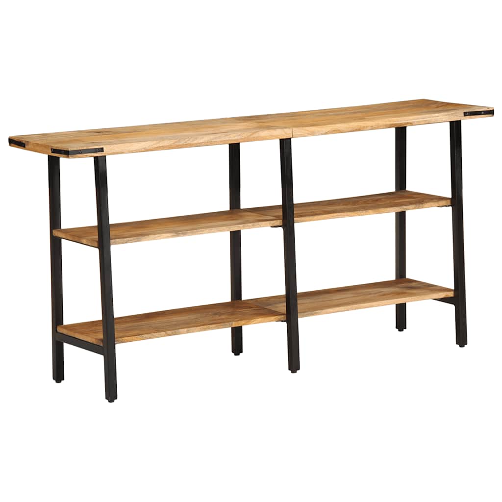 vidaXL Mesa consola de madera maciza de mango 140x35x70 cm