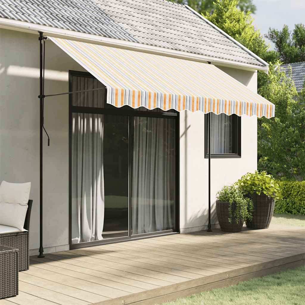 vidaXL Tela de repuesto para toldo multicolor 300x250 cm poliéster