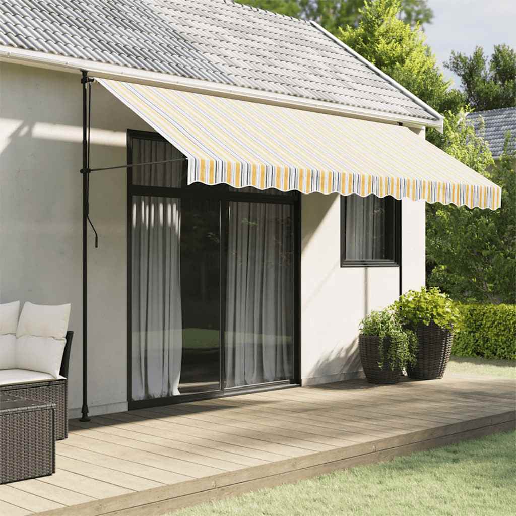 vidaXL Tela de repuesto para toldo multicolor 400x300 cm poliéster