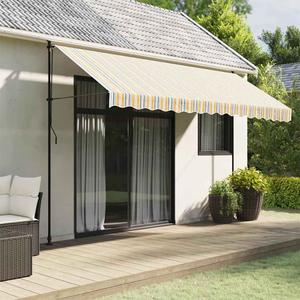 vidaXL Tela de repuesto para toldo multicolor 400x350 cm poliéster