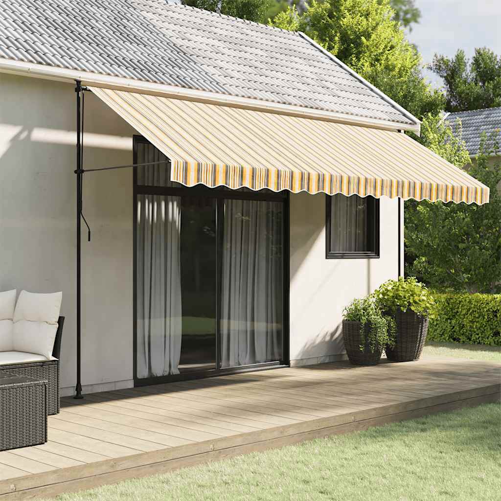 vidaXL Tela de repuesto para toldo multicolor 450x300 cm poliéster