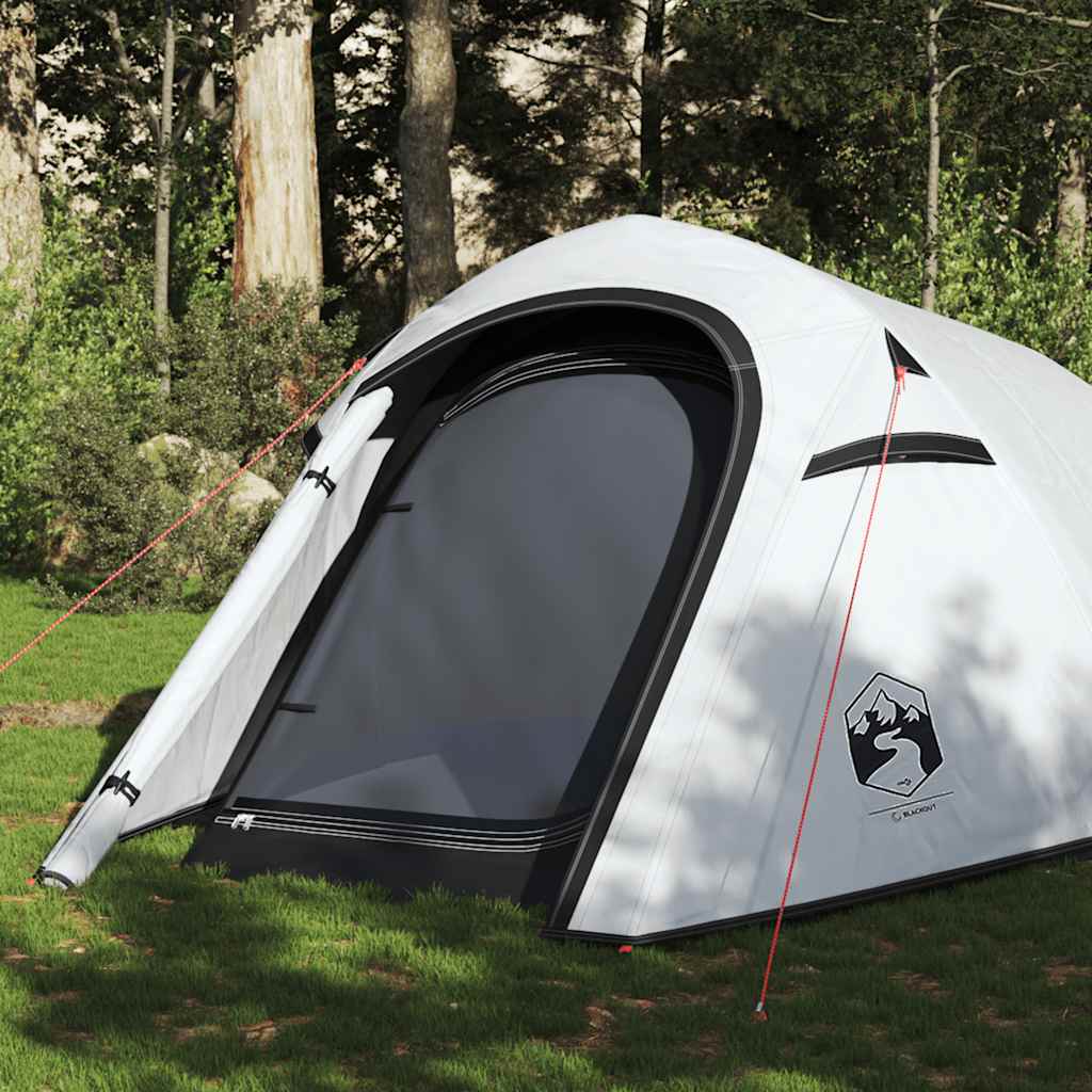 vidaXL Tienda campaña túnel 3 personas tela opaca impermeable blanco