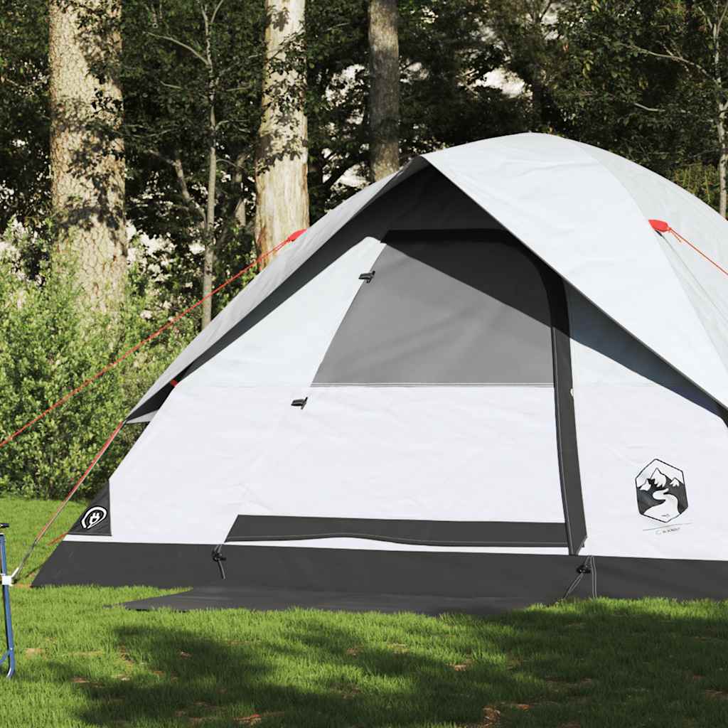 vidaXL Tienda familiar iglú 6 personas tela opaca impermeable blanca