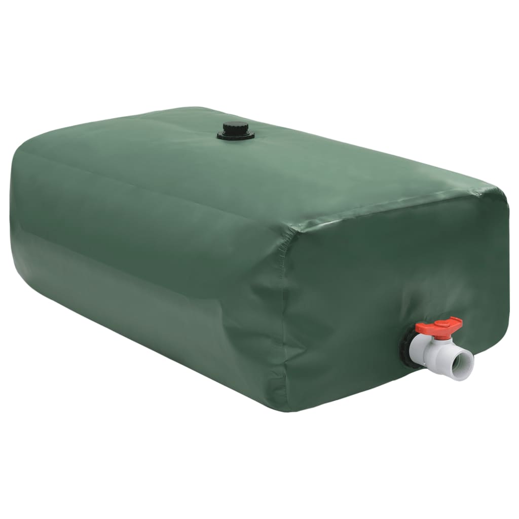 vidaXL Depósito de agua plegable con grifo PVC 1500 l